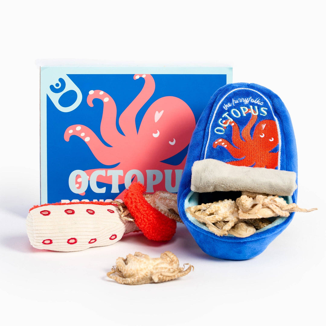 Tinned Octopus Nosework Toy