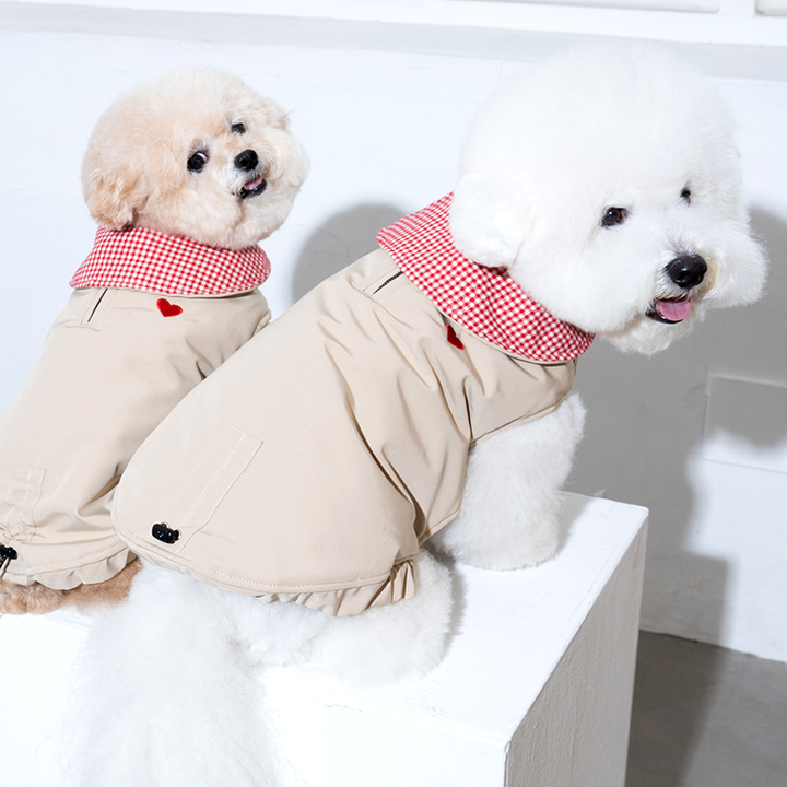 Check My Heart Padding - Dog Winter Jacket