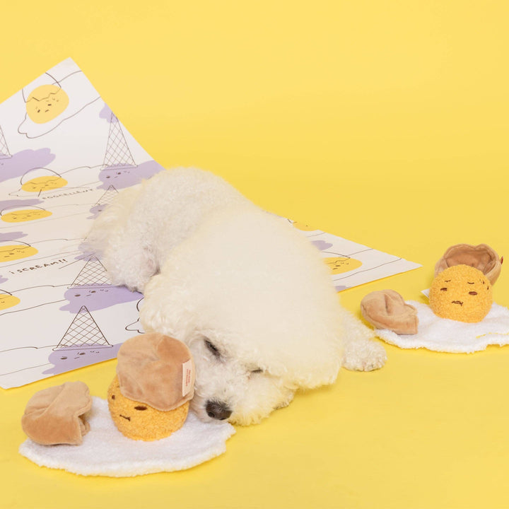 Egg-cellent Enrichment Toy