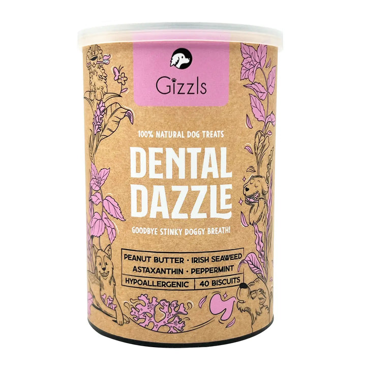 Gizzls 100% Natural Dental Dazzle Dog Treats