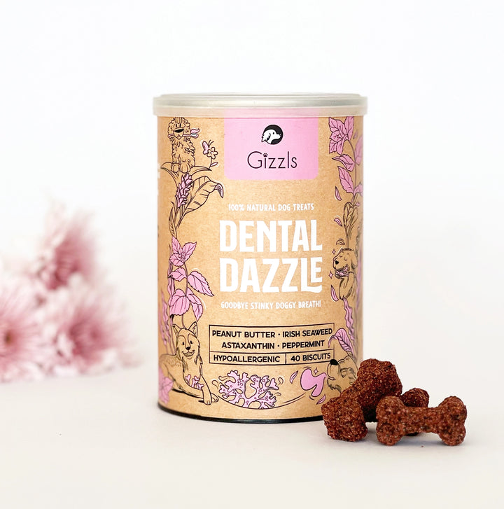 Gizzls 100% Natural Dental Dazzle Dog Treats