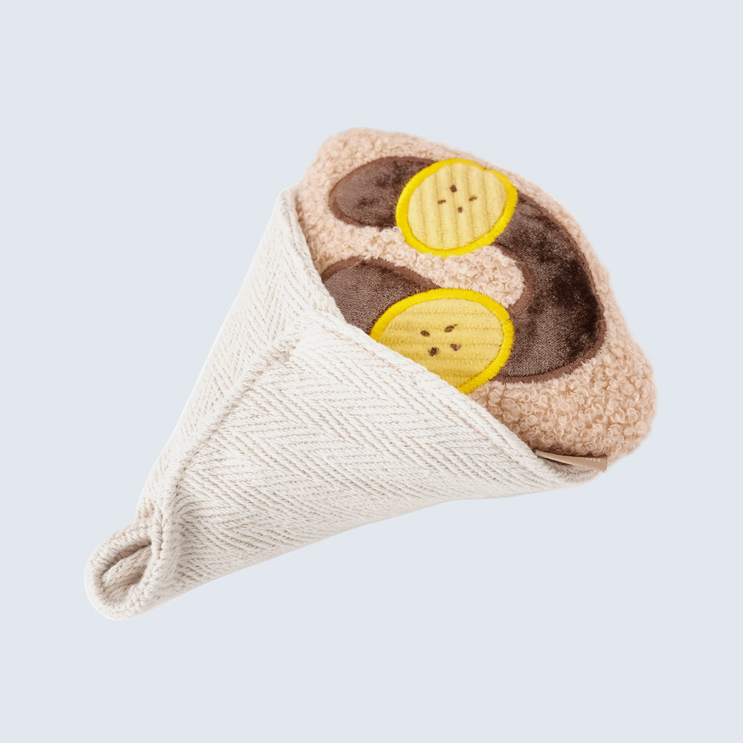 Crepe Enrichment Dog Toy