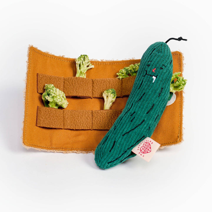 Fried Pickle Nosework Dog Toy