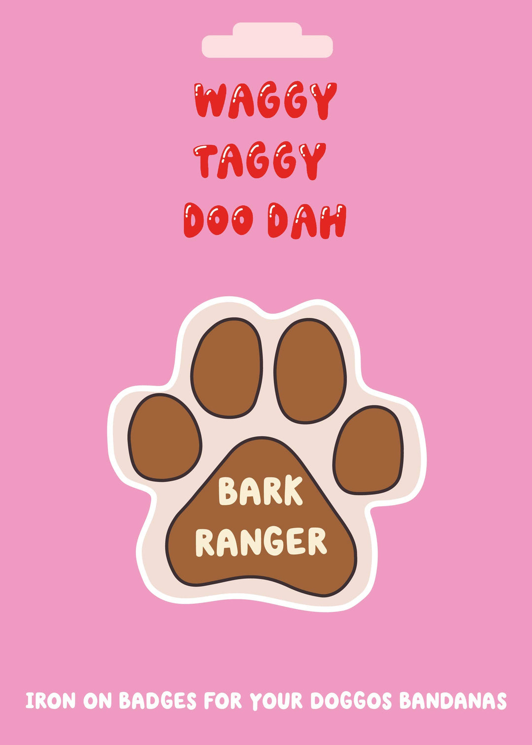 "Bark Ranger" iron on patch