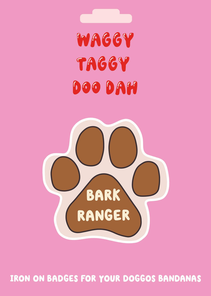 "Bark Ranger" iron on patch
