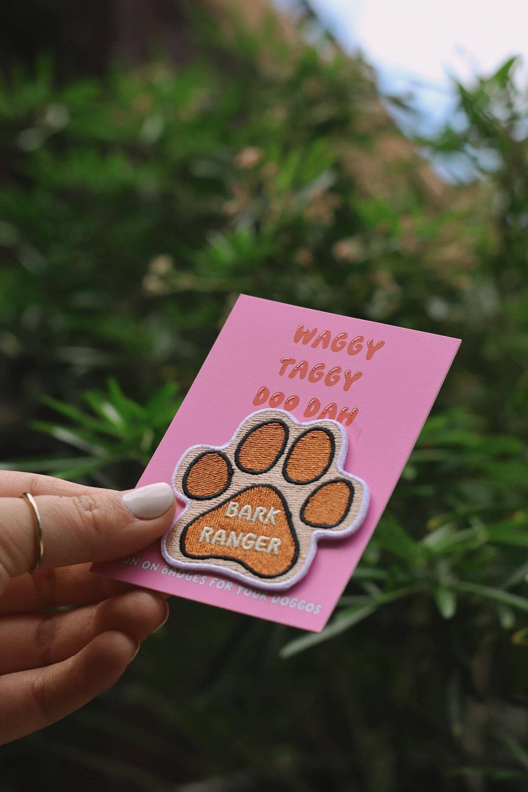 "Bark Ranger" iron on patch