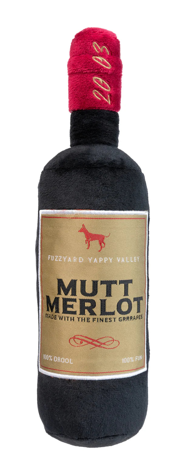 Mutt Merlot Dog Toy