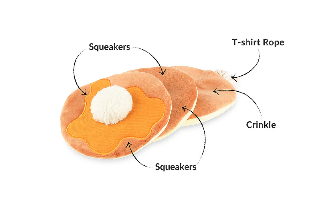 Pancake Pup Stack Dog toy