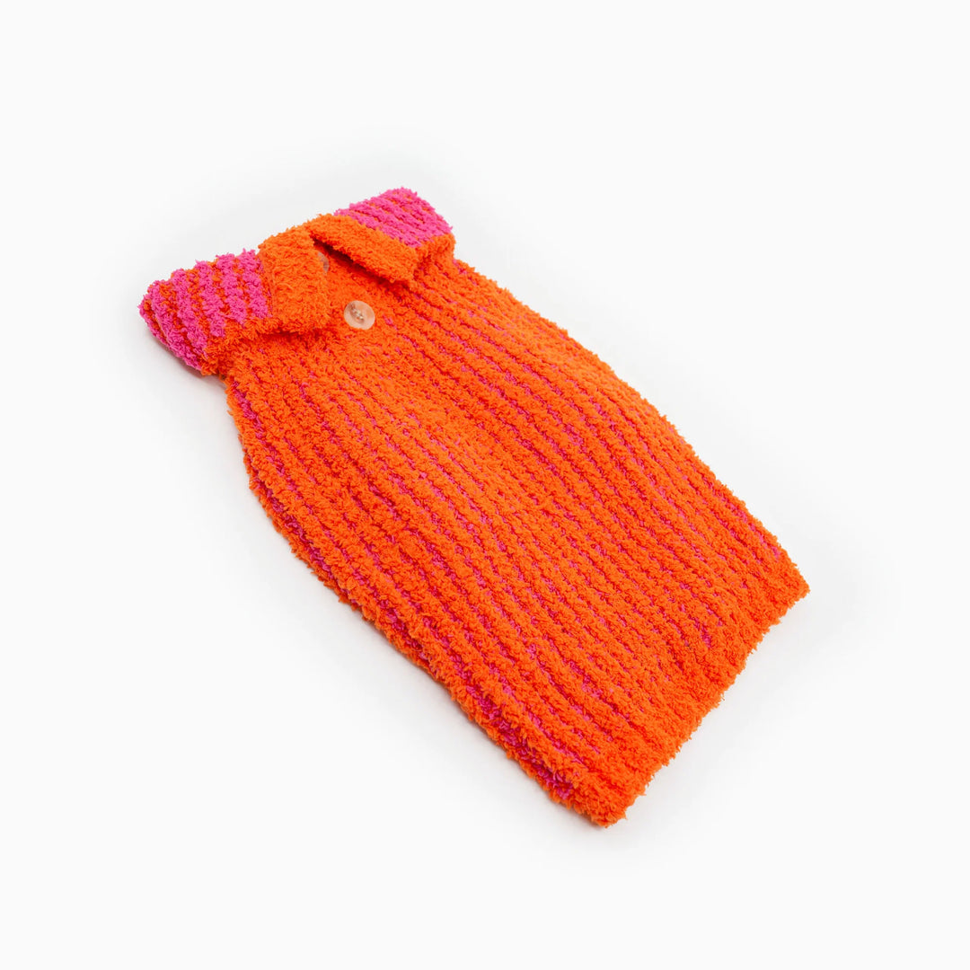 Ribbed Orange Sweater for Dogs