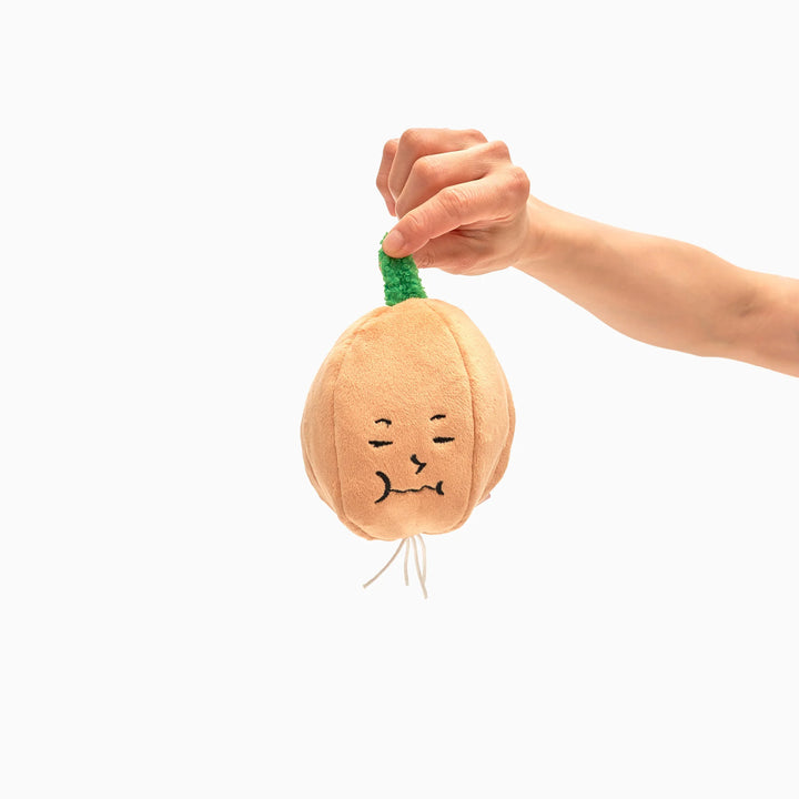 Yellow Onion Enrichment Dog Toy