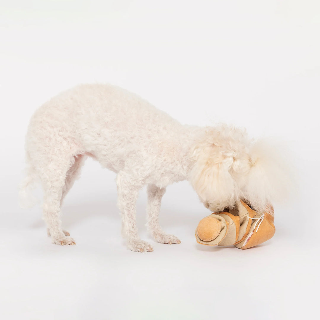 Yellow Onion Enrichment Dog Toy