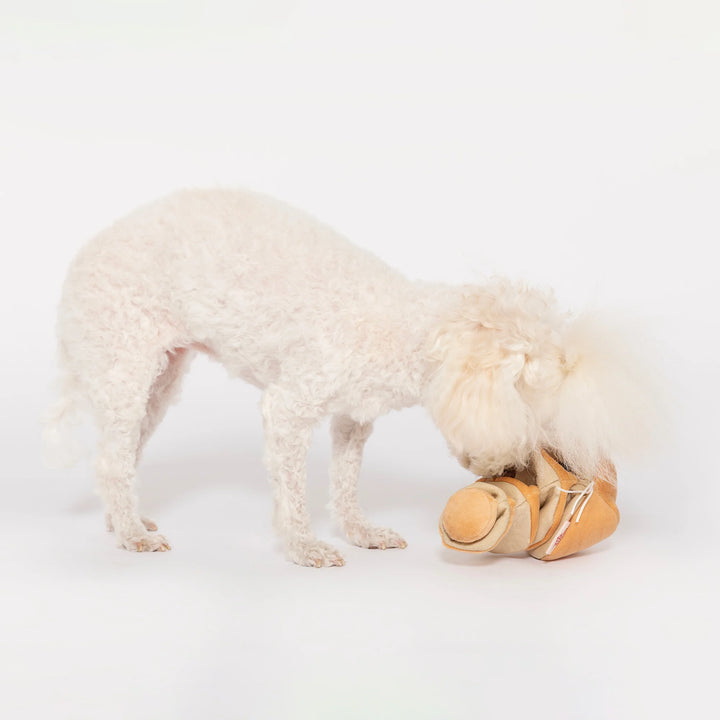 Yellow Onion Enrichment Dog Toy