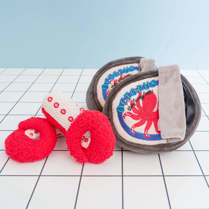 Tinned Octopus Enrichment Dog Toy