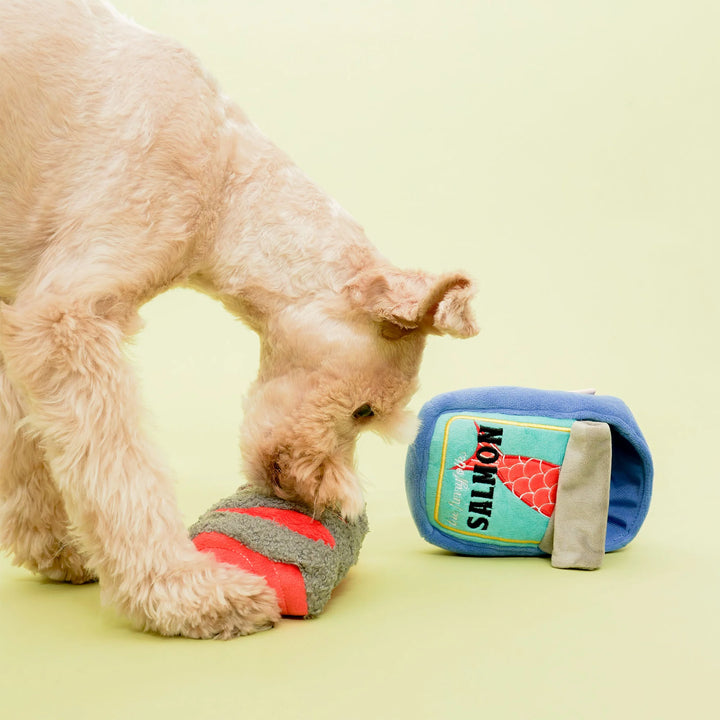 Tinned Salmon Enrichment Dog Toy