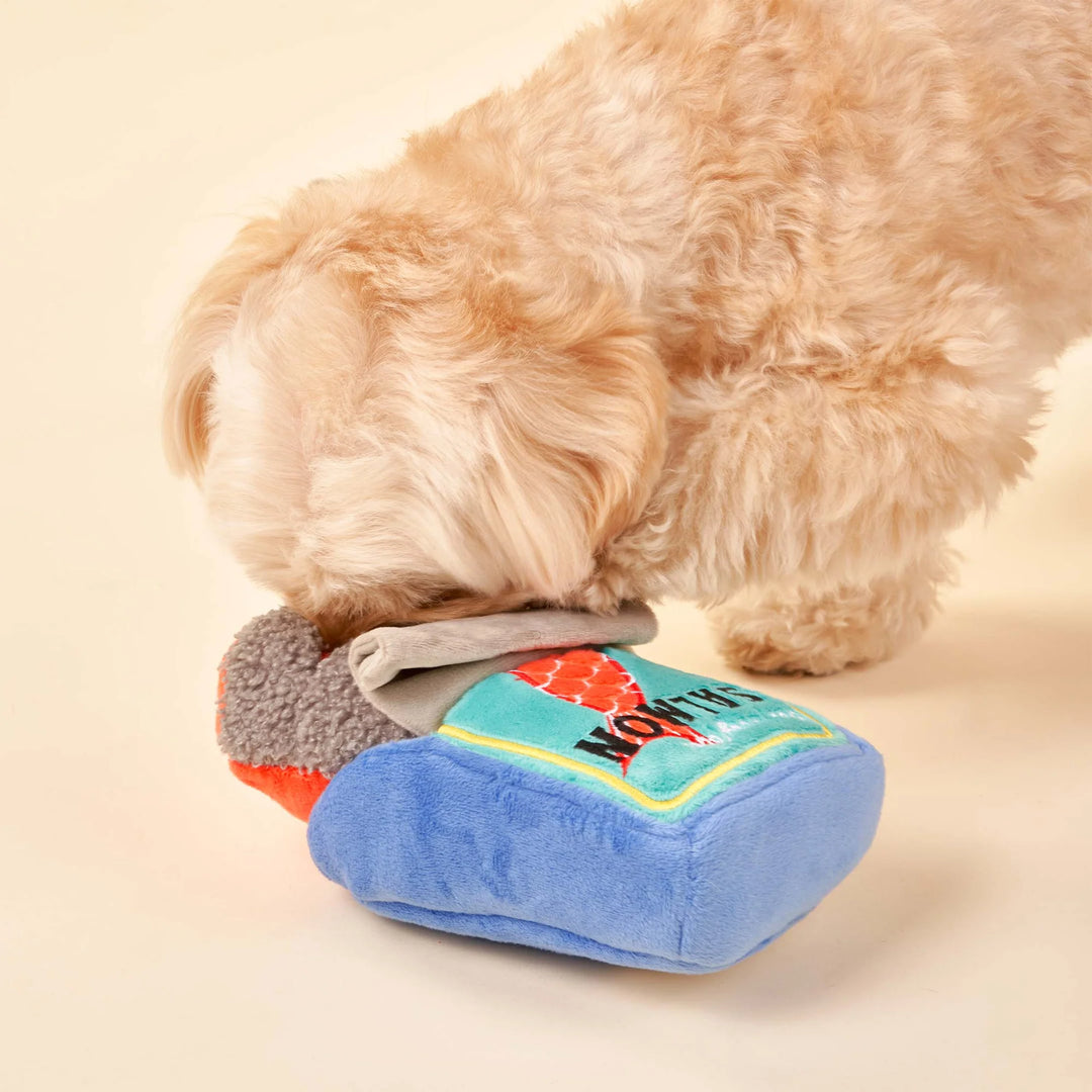 Tinned Salmon Enrichment Dog Toy