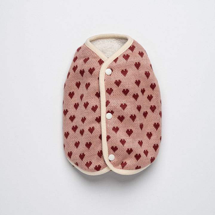 Heart Pattern Reversible Vest