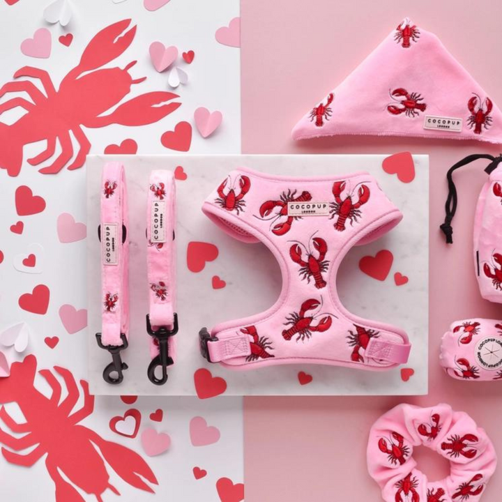 Luxe Velvet Bandana - Lobster Love