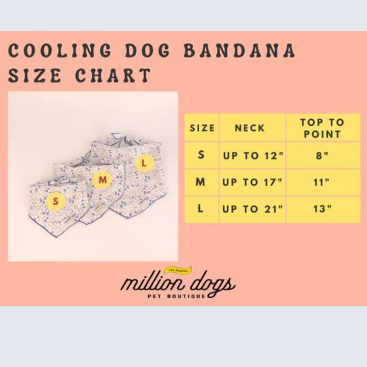 Cooling Dog Bandana - Big Dill