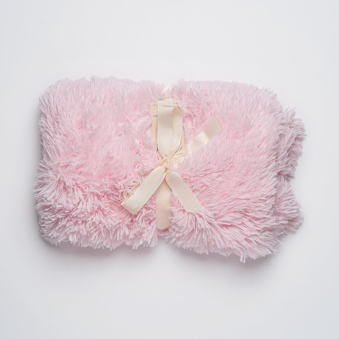 Shaggy Baby Pink Blanket