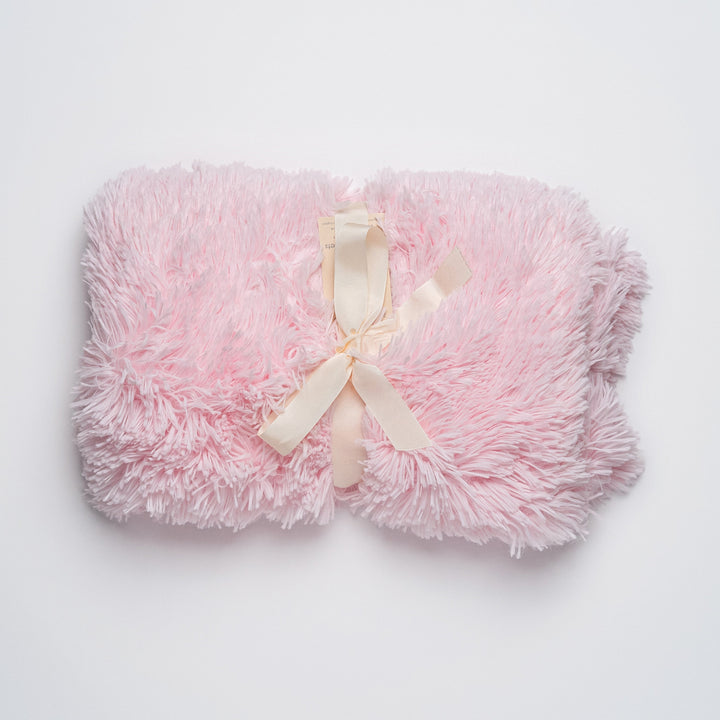 Shaggy Baby Pink Blanket
