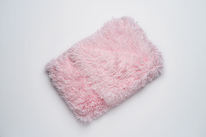 Shaggy Baby Pink Blanket