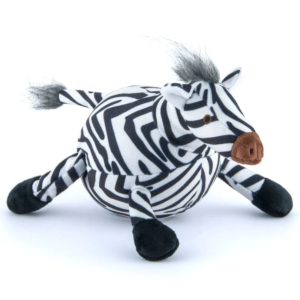 Zebra Plush Dog Toy