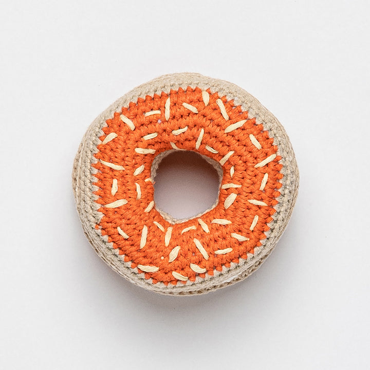 Hand Crochet Cream Cheese Bagel