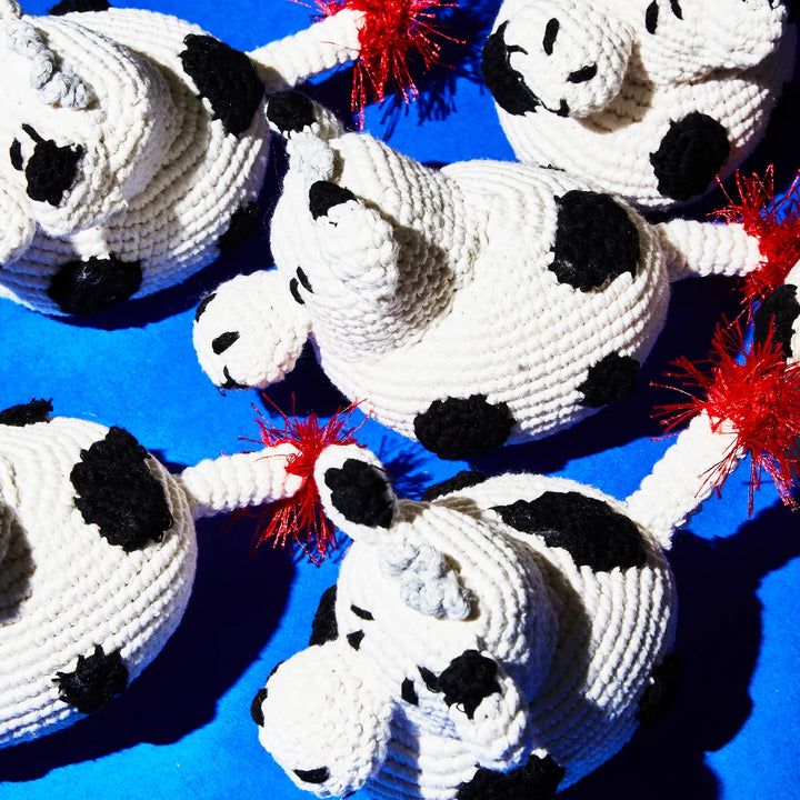 Hand Crochet Cow Toy