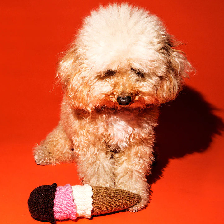 Hand Knit Ice Cream Cone