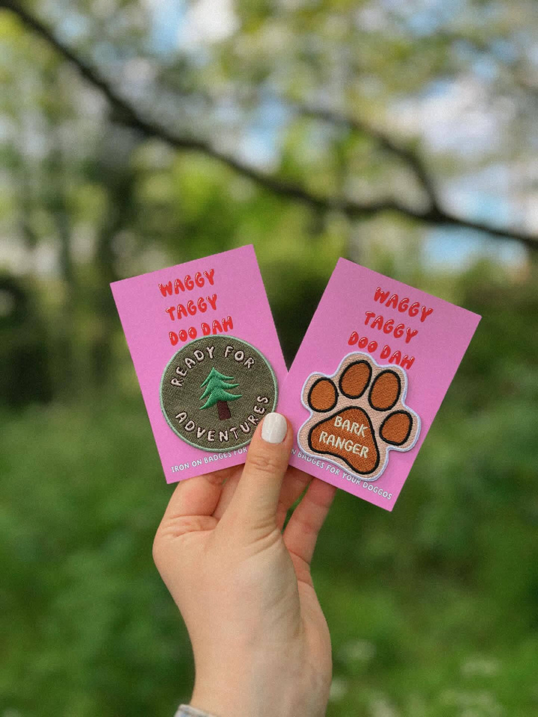 "Bark Ranger" iron on patch